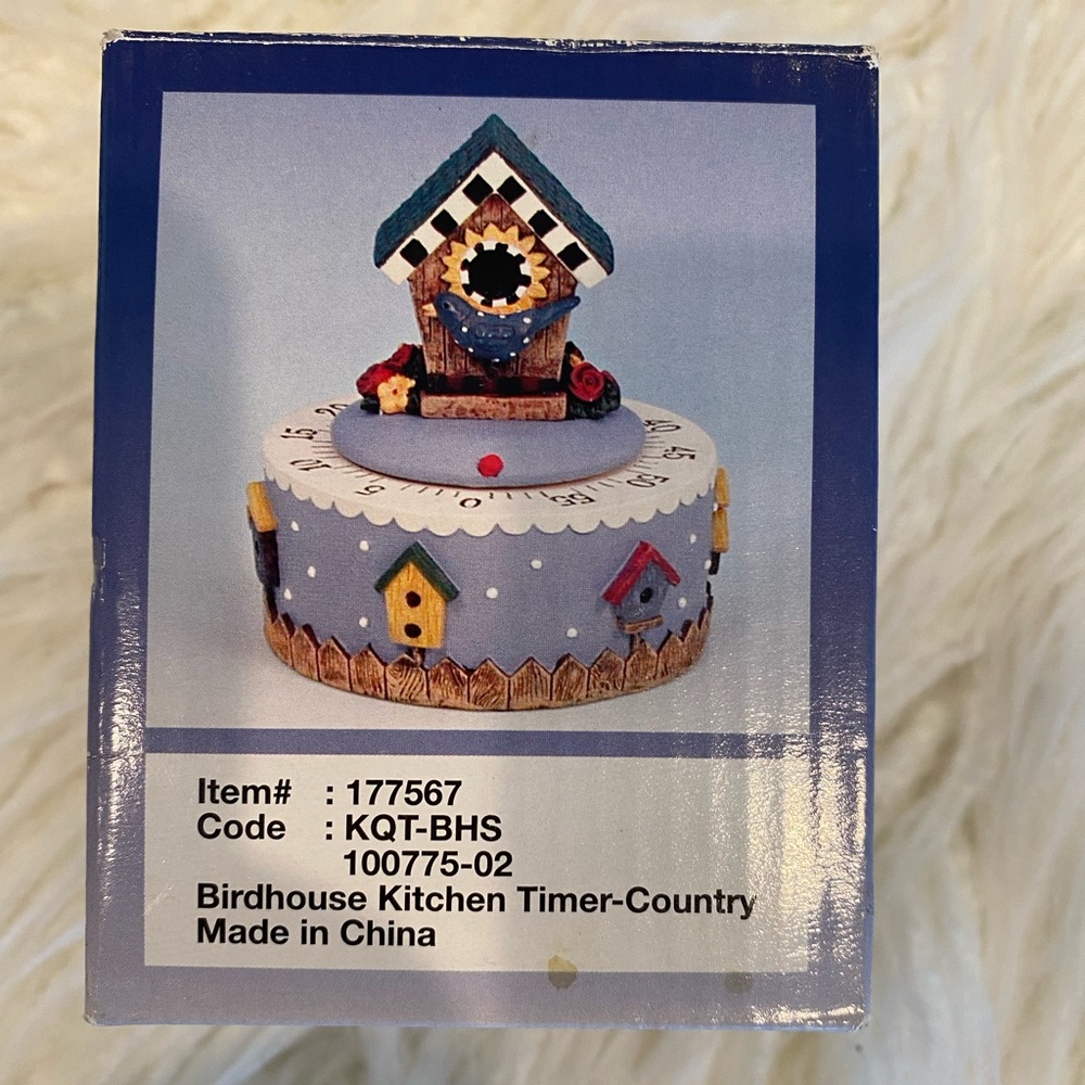 Country Kitchen Birdhouse Kitchen Timer / Farmhouse. WORKS